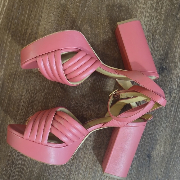 MICHAEL Michael Kors Royce Quilted Leather Platform Sandal main image 3